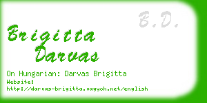 brigitta darvas business card